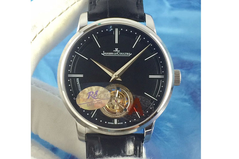 Jaeger-LeCoultre Master Ultra Tourbillon SS/LE Watches A982 Black Dial