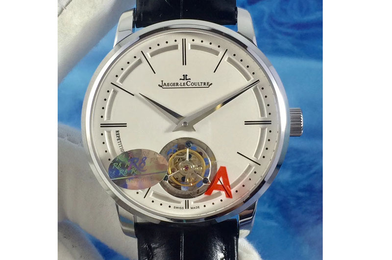 Jaeger-LeCoultre Master Ultra Tourbillon SS/LE Watches A982 White Dial