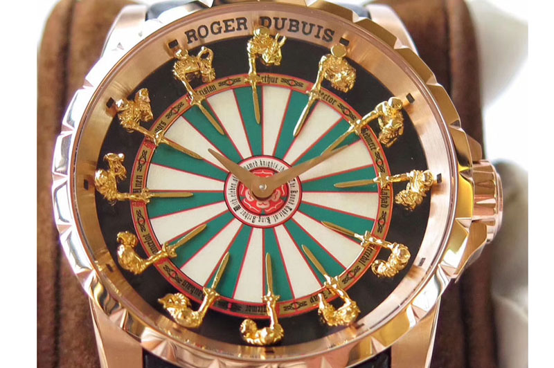 Roger Dubuis Excalibur Knights of the Round Table II RG Checkerboard Dial M6T15