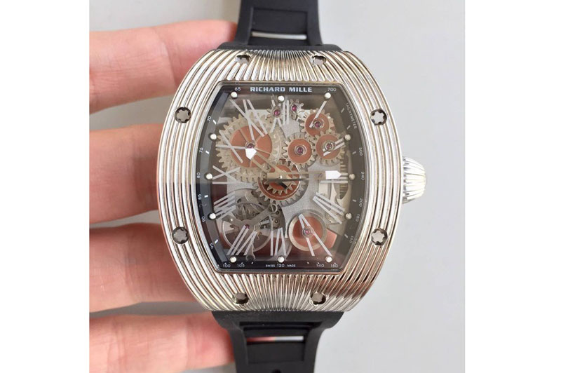 Richard Mille RM018 Hommage a Boucheron SS Brown Skeleton Dial 6T51
