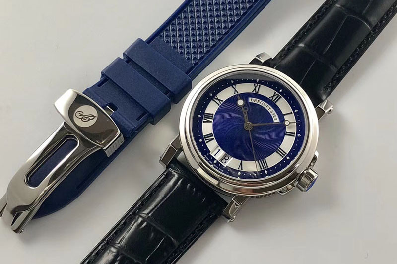 Breguet Marine 5222 SS/LE Blue Dials Cal.517GG