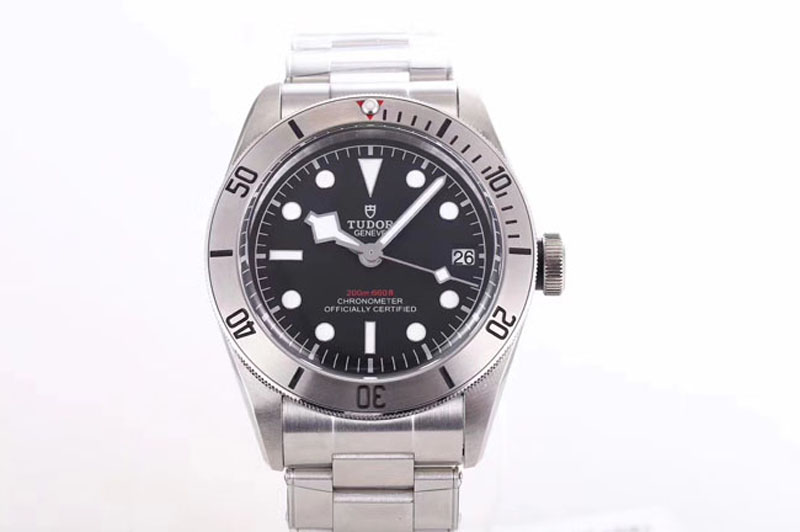 Tudor Heritage 2017 Black Bay Silver Bezel ZF 1:1 Best Edition Black Dial A2824