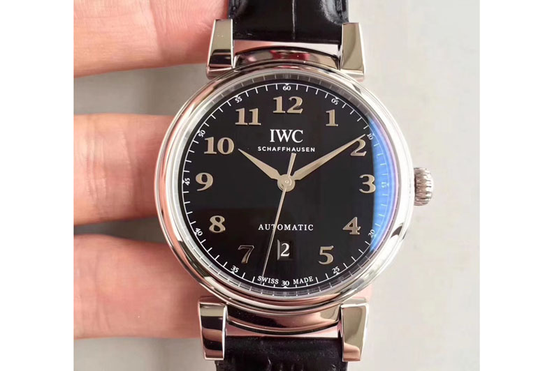 IWC Da Vinci IW356601 SS MKF 1:1 Best Edition Black Dial SS A2892