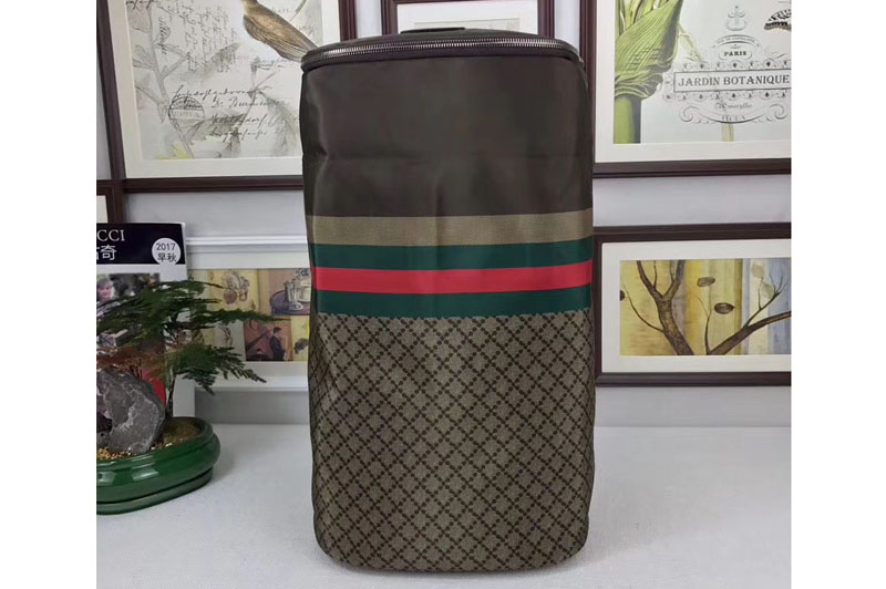 Gucci 268111 Large Coffee Leather Backpack