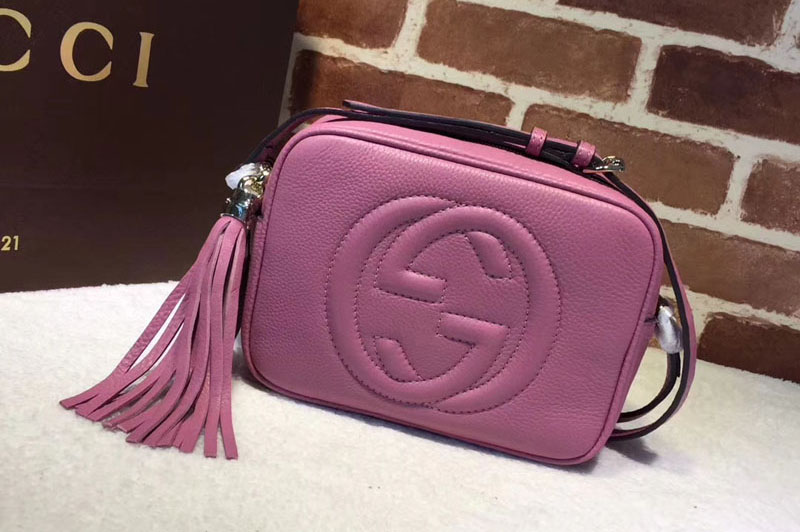 Gucci 308364 Soho leather disco bags Pink