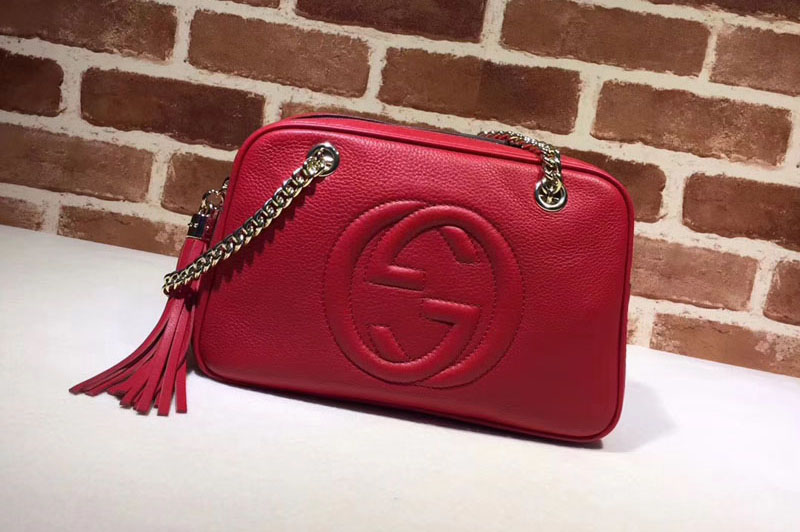 Gucci 308983 Soho Shoulder Bags Red