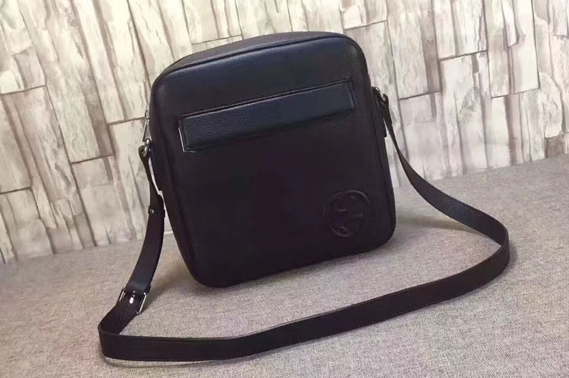 Gucci Soho Black Leather Shoulder Bags 337084 A7M0N 1000