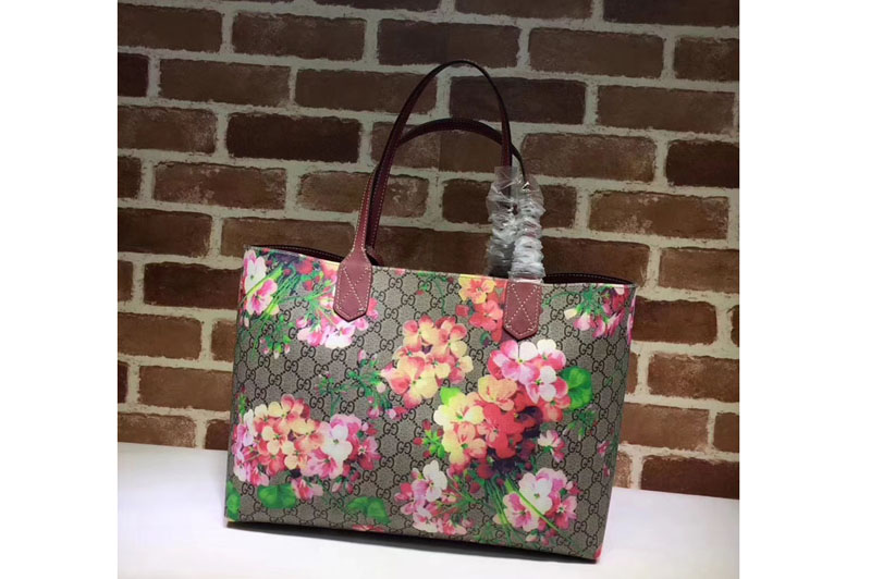 Gucci 368568 Reversible GG Blooms leather tote Bags