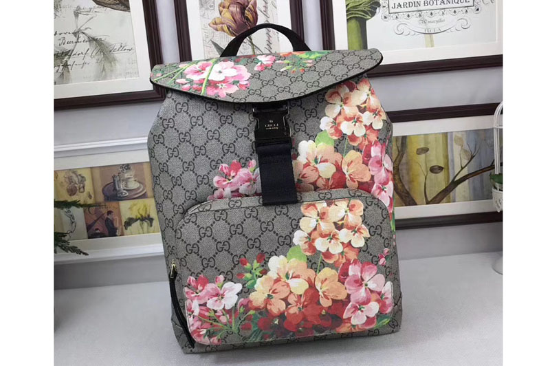 Gucci 405019 GG Blooms Backpack Black