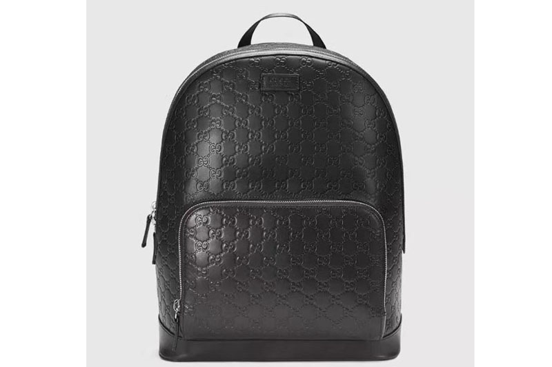 Gucci 406370 Signature leather backpack Bags