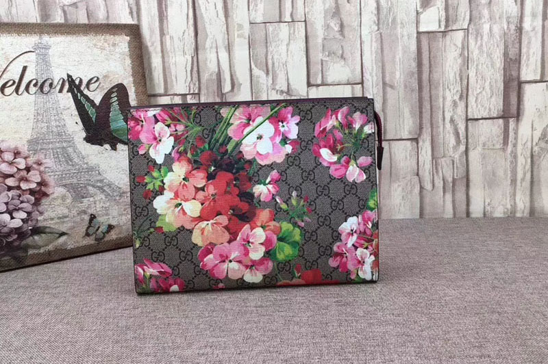 Gucci 430268 GG Blooms large cosmetic case