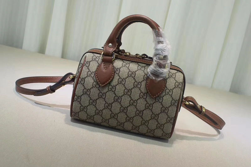 Gucci 432123 GG Canvas mini Top Handle Bags Brown