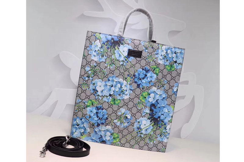 Gucci 450950 Soft GG Blooms tote Bags Blue