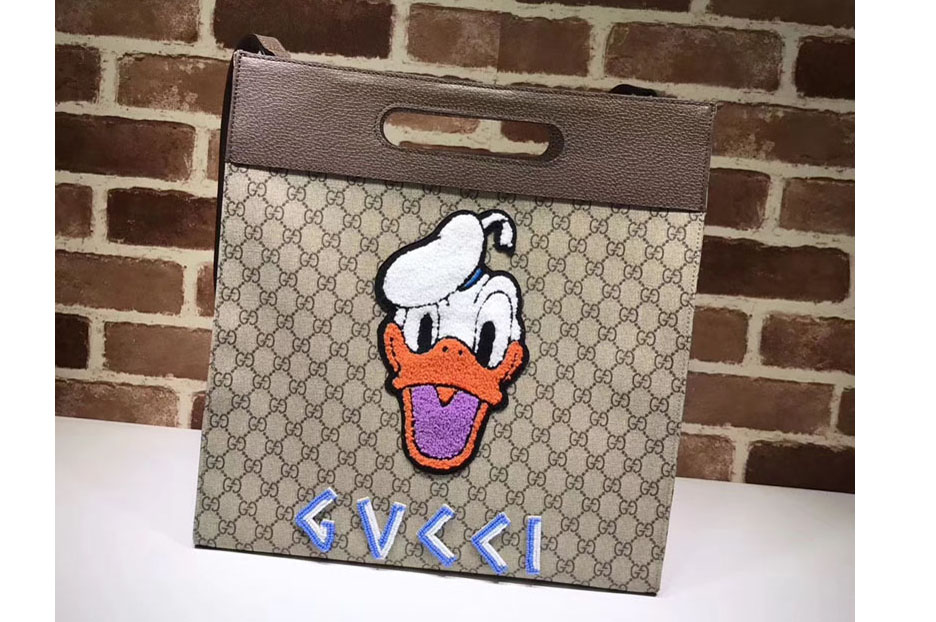Gucci 463491 Soft GG Supreme Duck Tote Bags