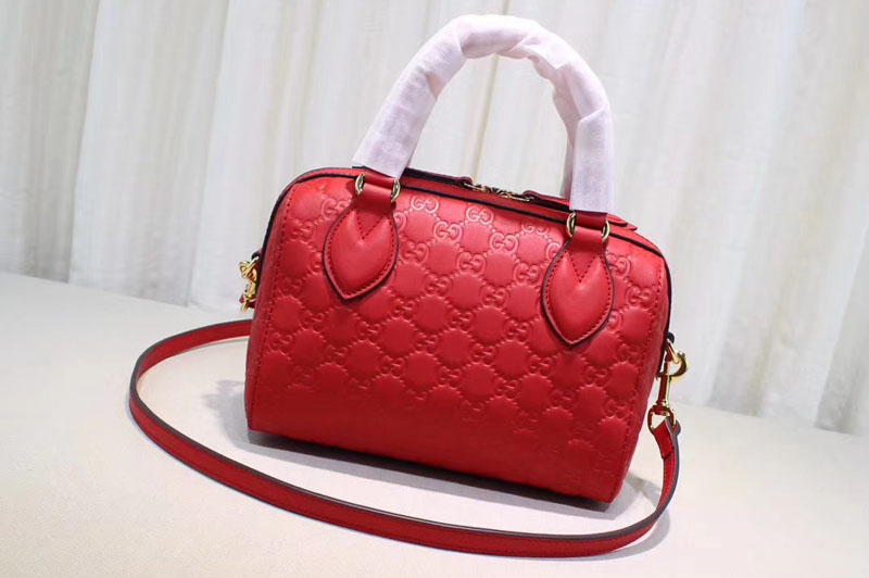 Gucci 475842 Joy mini Bag Signature Leather Red