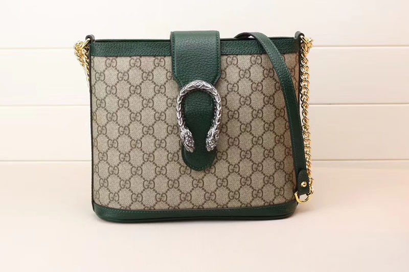 Gucci 499622 Dionysus medium GG bucket bags Green