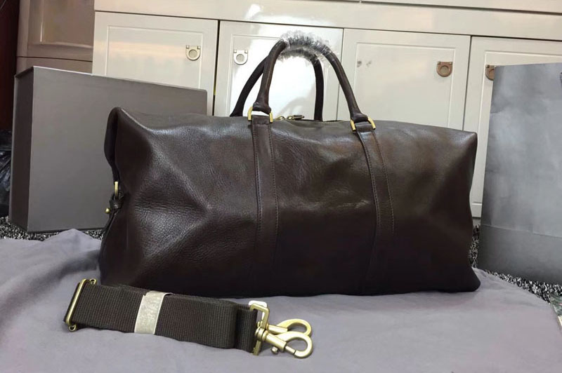 Mulberry Clipper Natural Leather Travel Bags Chocolate