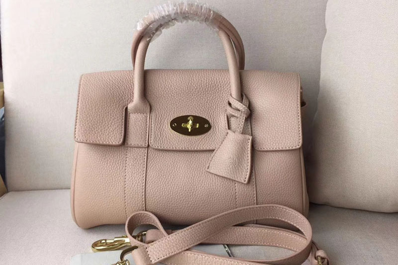 Mulberry Bayswater 27cm Natural Leather Bags Pink