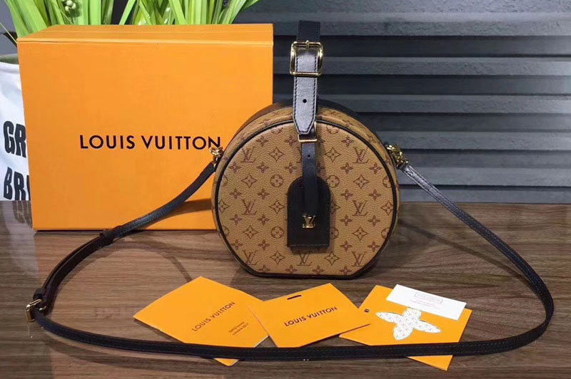 Louis Vuitton M43510 Petite Boite Chapeau Monogram Reverse Canvas Bags