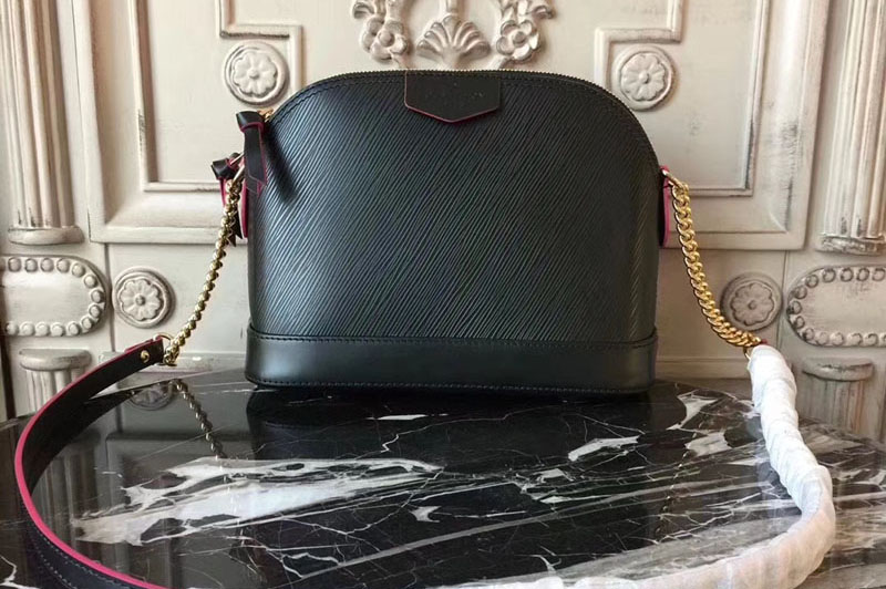 Louis Vuitton M50321 Alma BB Epi Leather Bags Black