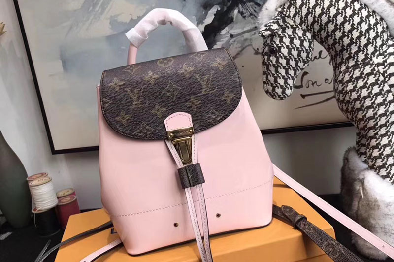 Louis Vuitton M53545 Hot Springs Backpack Patent Leather Light Pink