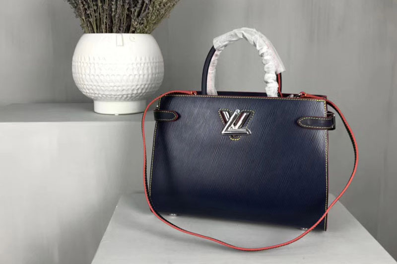 Louis Vuitton M54980 Twist Pm Epi Leather Bags Indigo