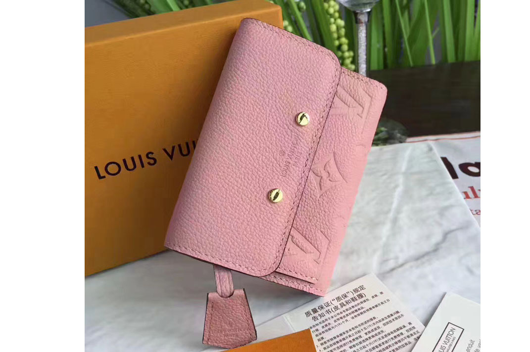 Louis Vuitton Pont Neuf Compact Wallet Monogram Empreinte M62184 Pink