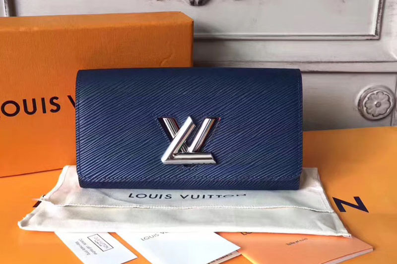 Louis Vuitton M64401 Twist Epi Leather Wallets Blue