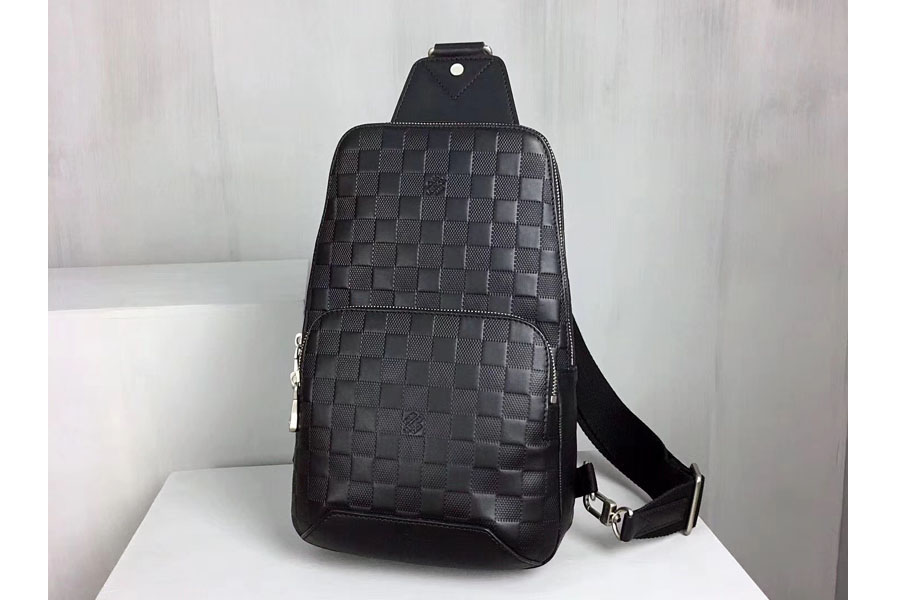 Louis Vuitton Avenue Sling bags Damier Infini Leather N41720