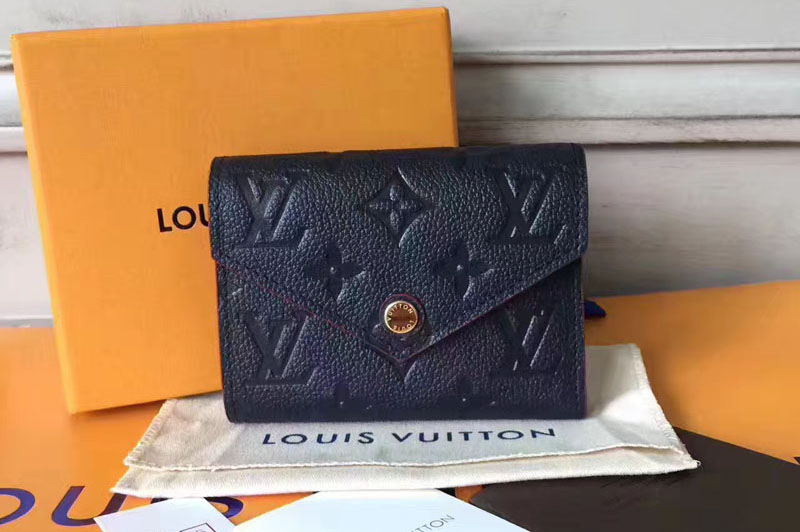 Louis Vuitton Victorine Wallet Monogram Vernis m41938 Black