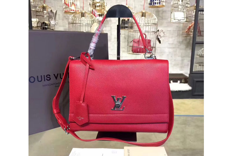 Louis Vuitton M50363 lockme ii lockme calf leather Bags Red