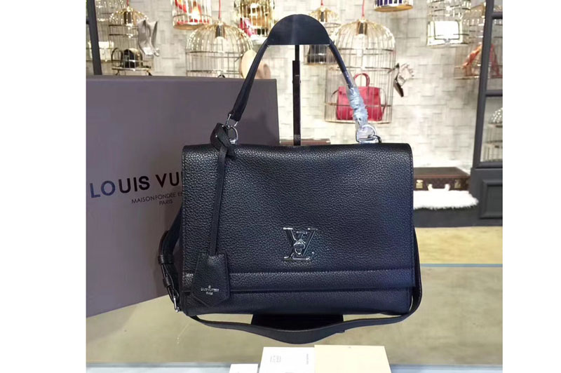 Louis Vuitton M50250 lockme ii lockme calf leather Bags Black