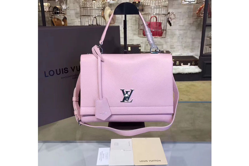Louis Vuitton M50250 lockme ii lockme calf leather Bags Pink