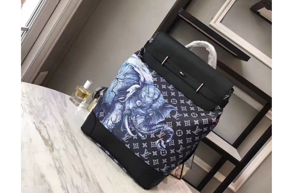 Louis Vuitton Elephant Steamer Backpack Encre M54126