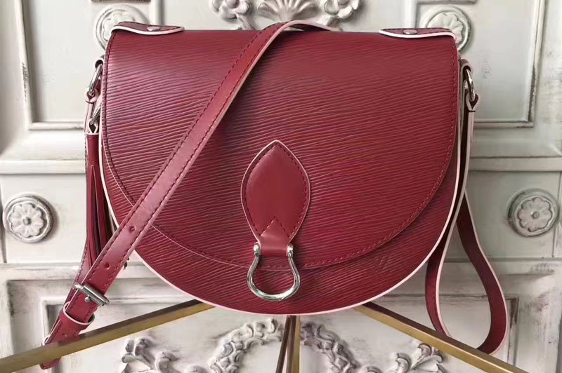 Louis Vuitton Saint Cloud in Epi leather m54155 Red