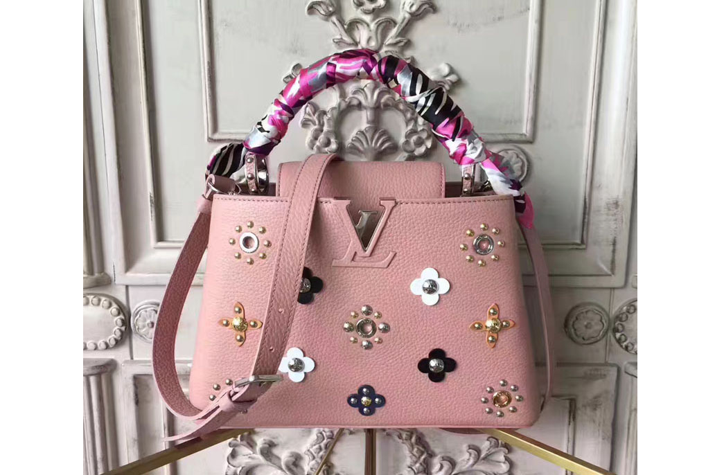 Louis Vuitton Capucines BB taurillon m54310 Pink
