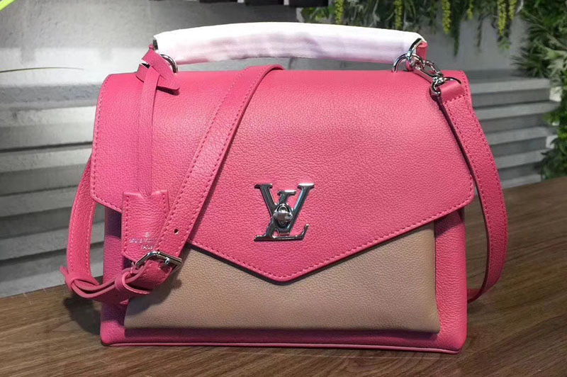 Louis Vuitton M54997 My Lockme Lockme Bags Rose Bruyere Taupe Glacé