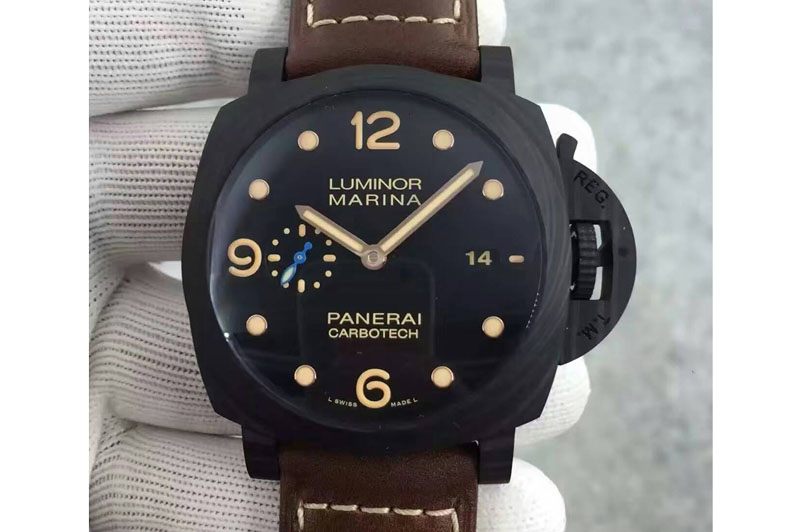 Panerai PAM 661 Carbotech V6F Best Edition on Asso Leather Strap P9010