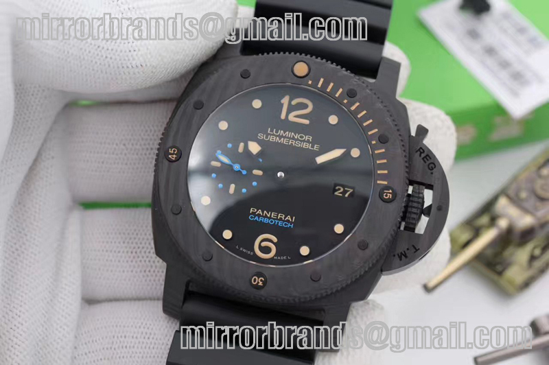 Panerai PAM 616 Carbotech VSF Best Edition on Blue Logo P.9000