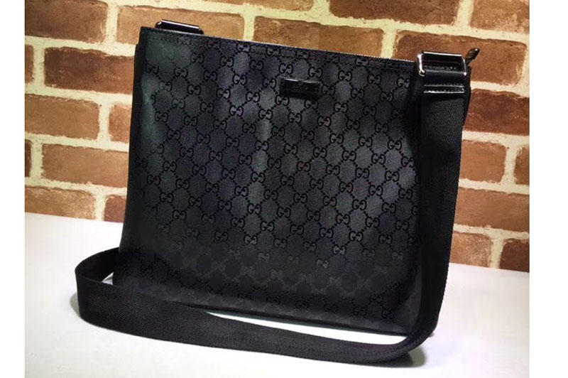 Gucci 201446 GG Supreme Canvas messenger Bags Black