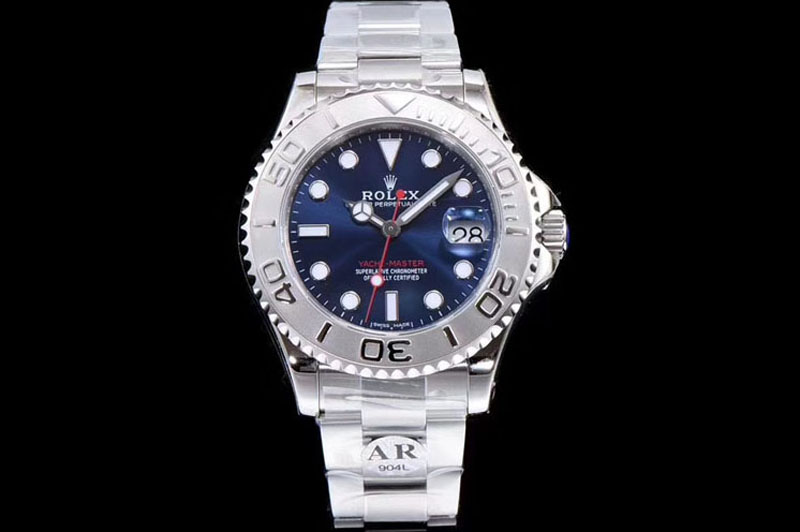 Rolex Yacht-Master 37mm 268622 ARF 1:1 Best Edition Blue Dial 904L SS Case and Bracelet A2824