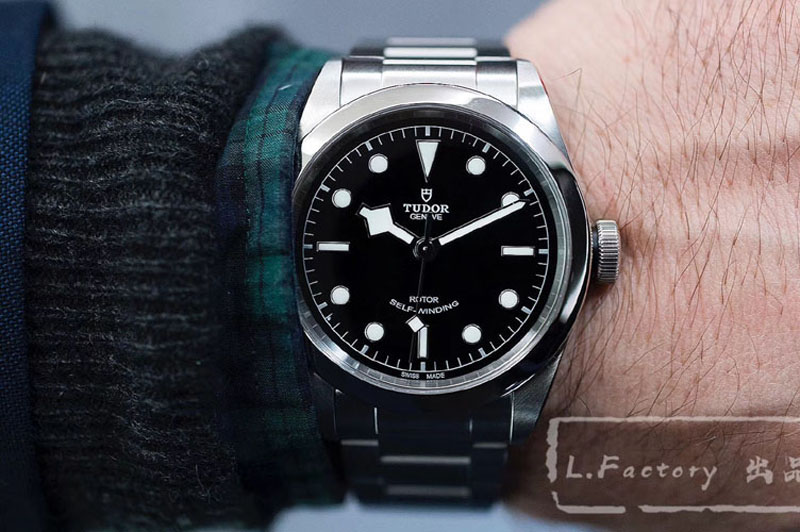 Tudor Black Bay 41mm LF 1:1 Best Edition Black Dial on SS Bracelet A2824
