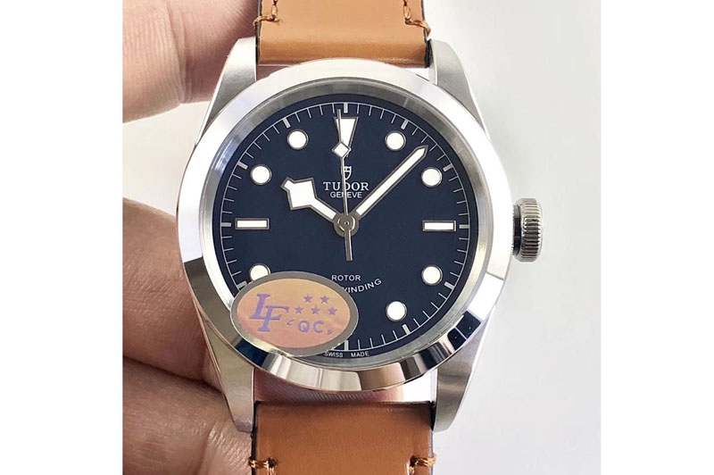 Tudor Black Bay 41mm LF 1:1 Best Edition Blue Dial on Brown Leather Strap A2824