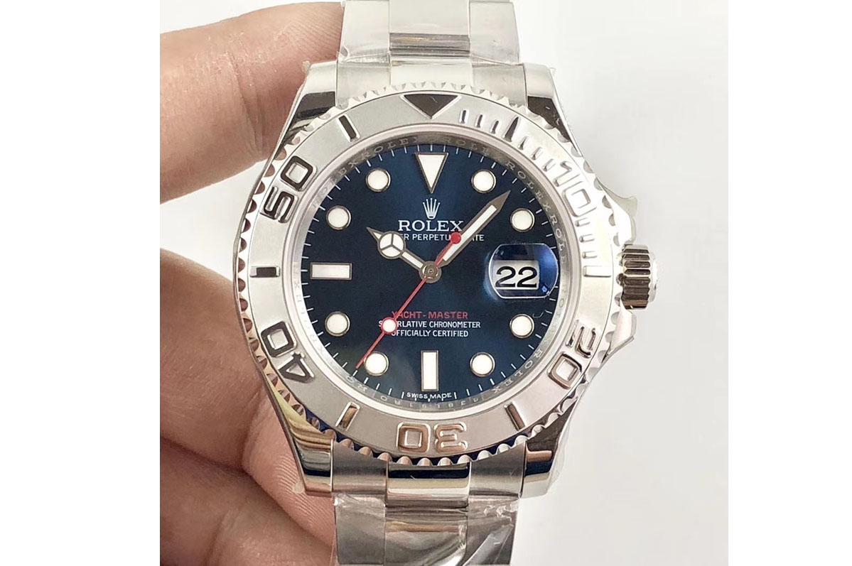 Rolex Yacht-Master 116622 ARF 1:1 Best Edition Blue Dial on SS Bracelet SH3135
