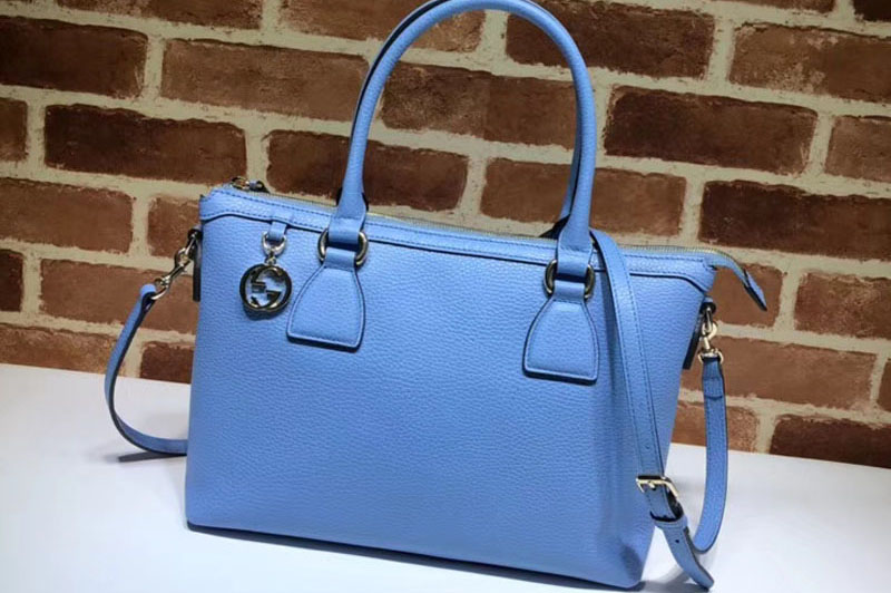 Gucci 449659 2way tote bag bag lady leather Bags Blue