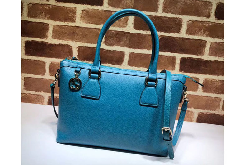 Gucci 449659 2way tote bag bag lady leather Bags Blue