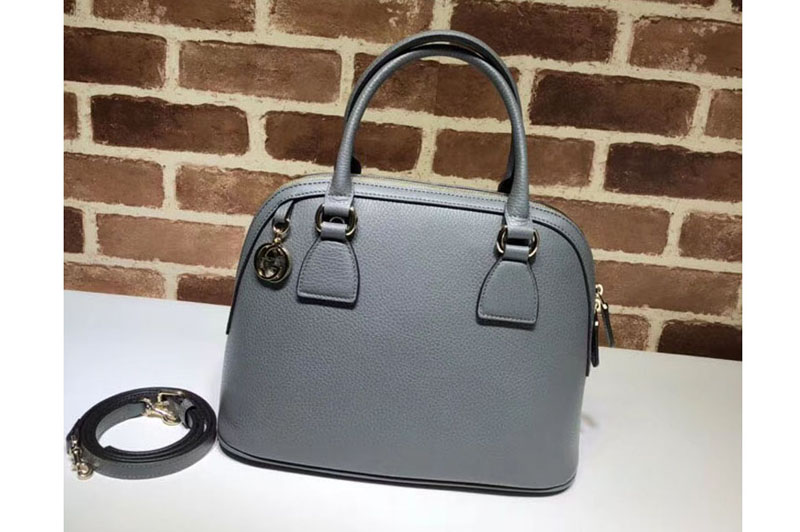 Gucci 449662 GG Calf leather top quality tote bags Grey