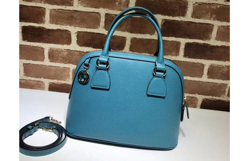 Gucci 449662 GG Calf leather top quality tote bags Blue