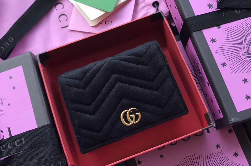 Gucci GG Marmont Card Case 466492 Black