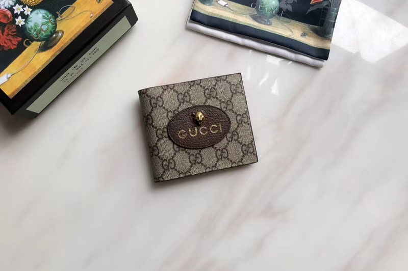 Gucci 473954 Neo Vintage GG Supreme wallet Yellow